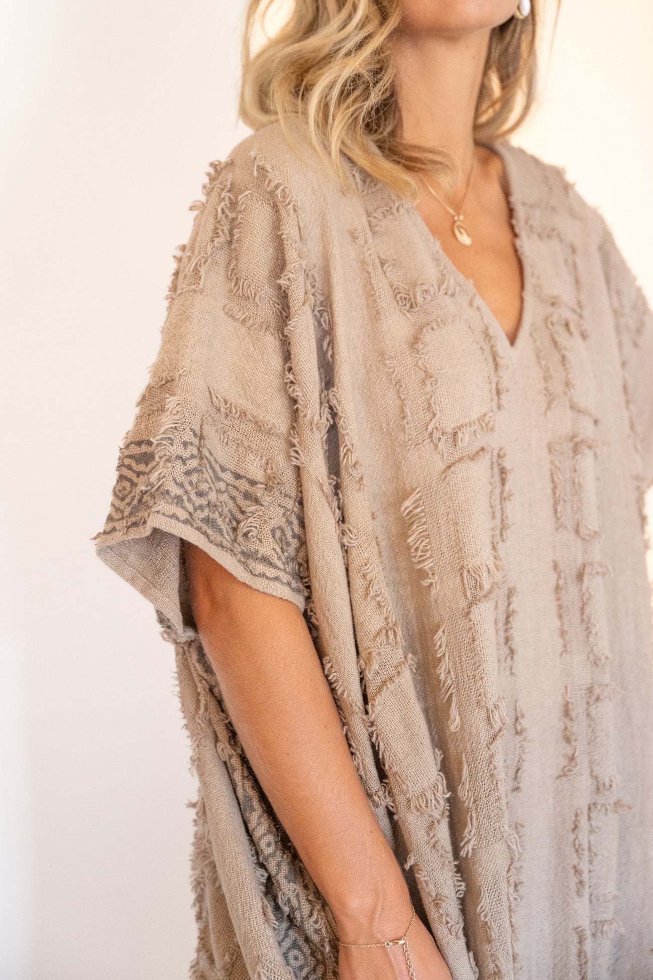 Weiter sommerlicher Maxikaftan mit modernem Look
