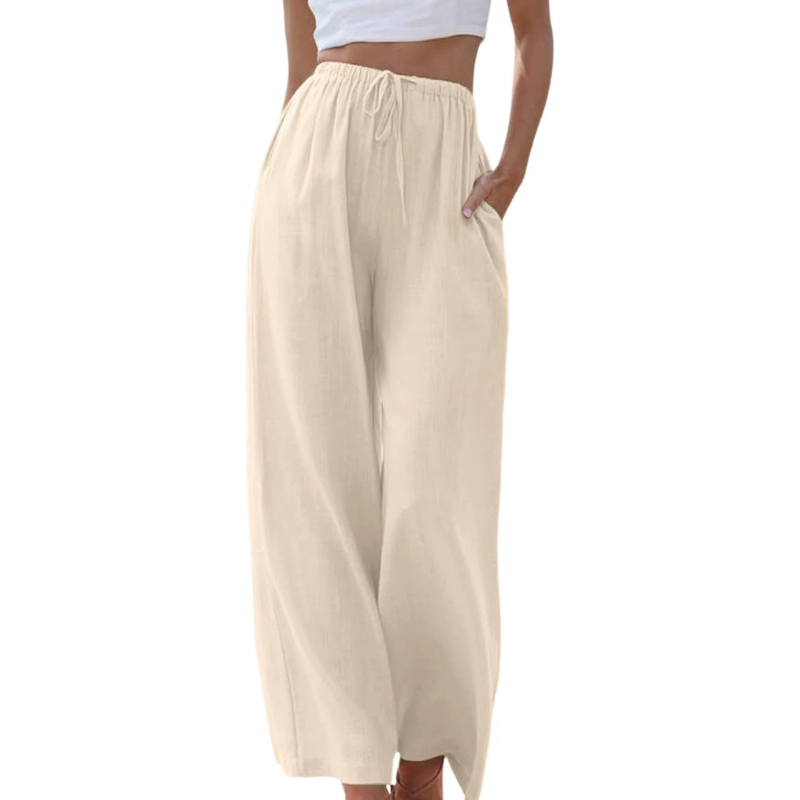 Leichte elegante Sommerhose für Damen mit modernem Stil