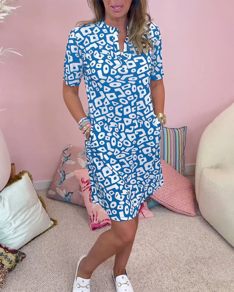 Leichtes Polokleid für Damen in Mini Länge für entspannte Sommertage