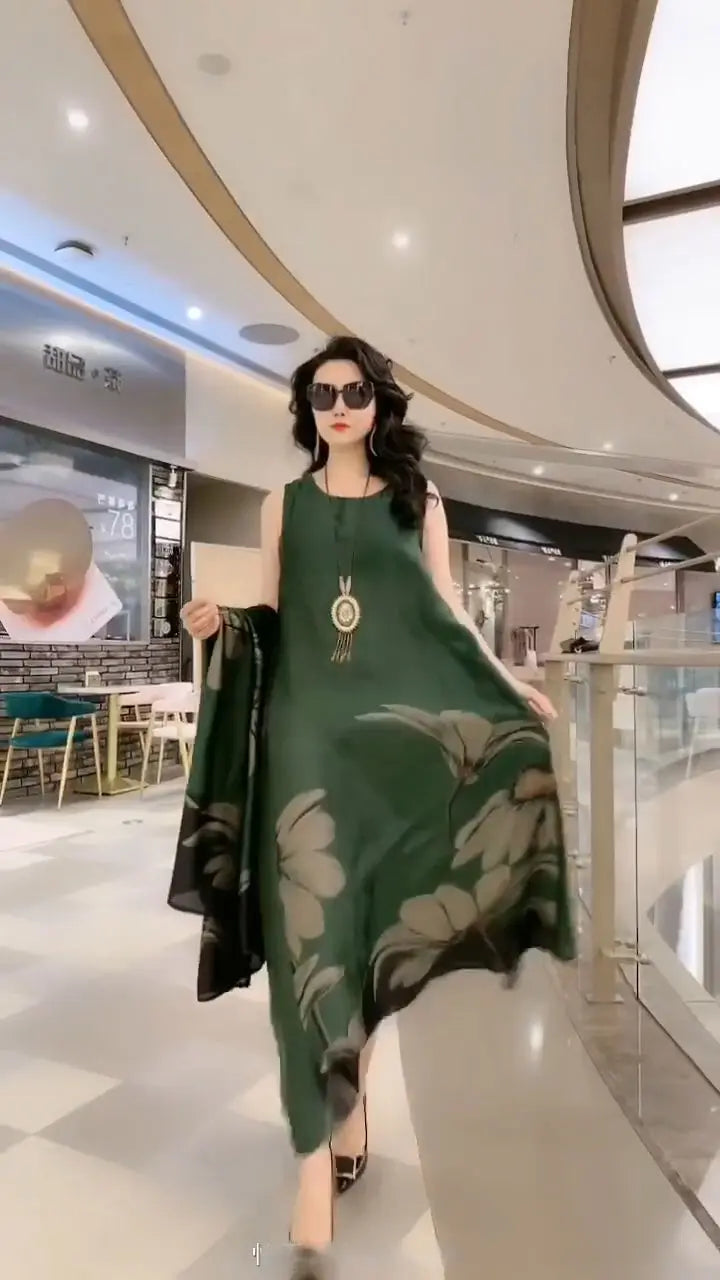 Vielseitiges Maxikleid für Damen im lässigen Alltagsstil
