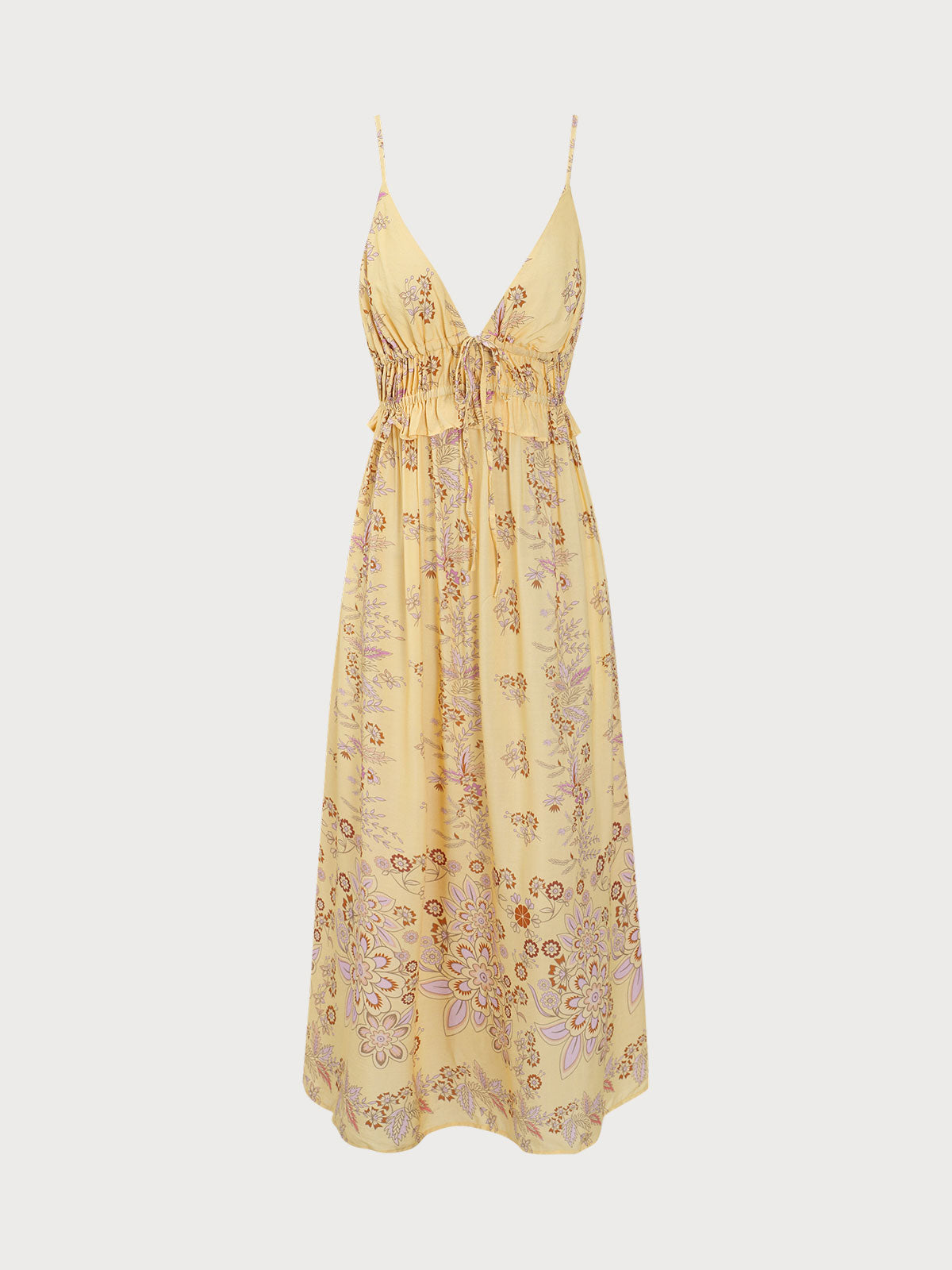 Ärmelloses Maxikleid mit Bindeelement ideal für den Strand
