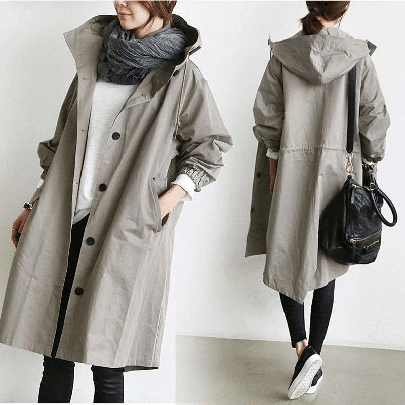 Olivia | Modische Regenjacke für kalte Tage