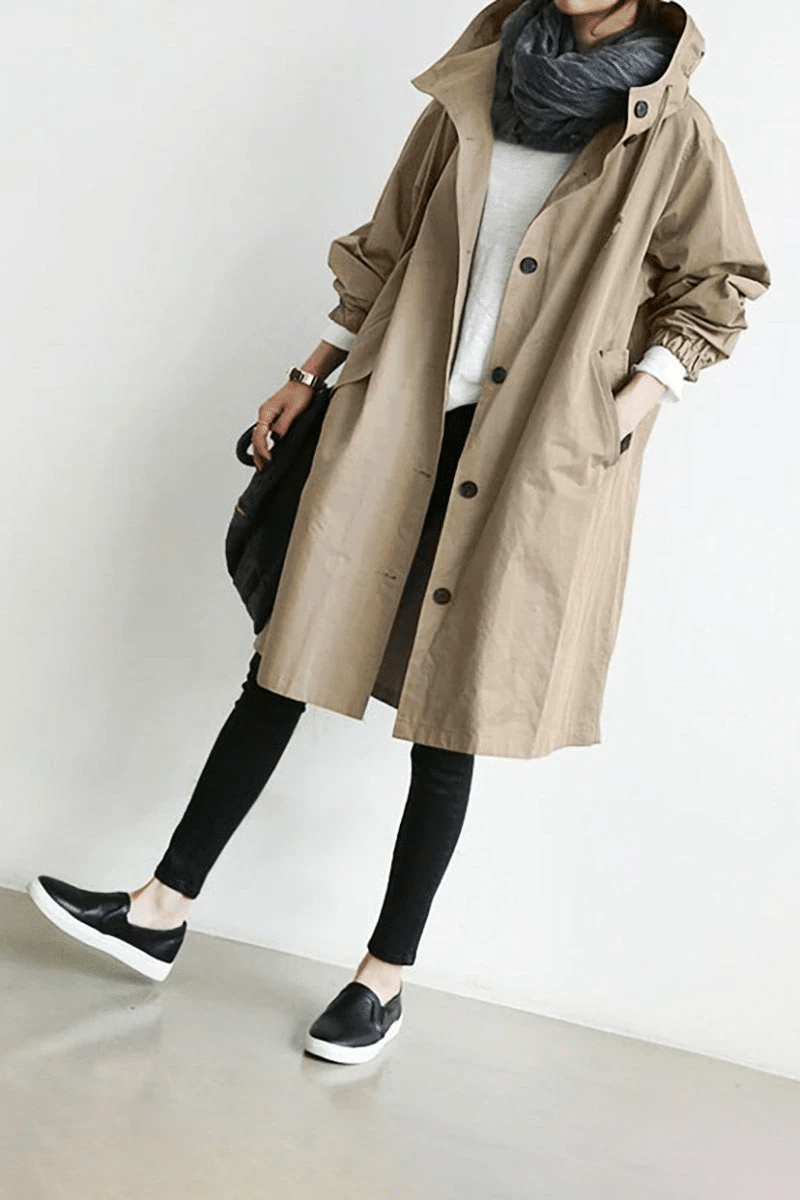 Olivia | Modische Regenjacke für kalte Tage