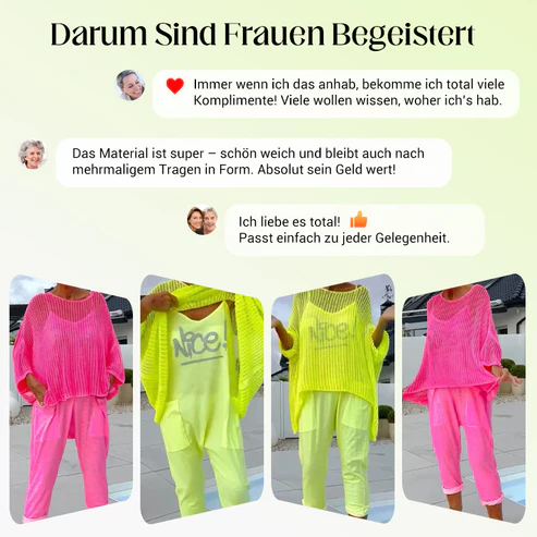 Damen Jumpsuit mit Schriftzug und lockerer Freizeitanzug mit Details
