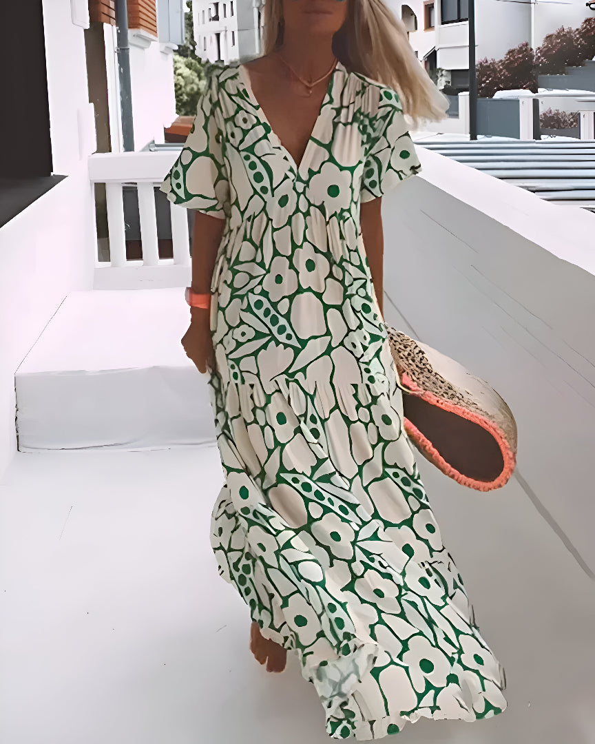 Leichtes ärmelloses Maxikleid perfekt für den Sommer