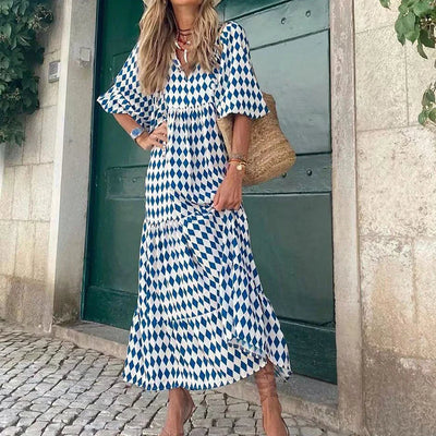 Maxikleid mit weiten Ärmeln für einen stilvollen und luftigen Look