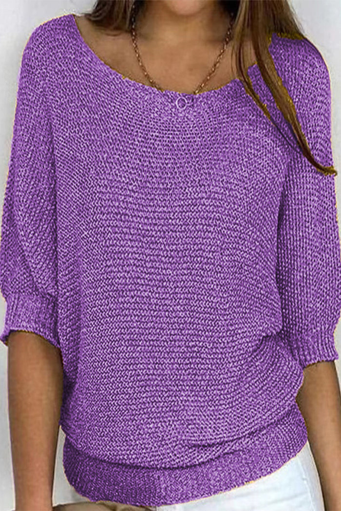 Mira | Strickpullover mit Fledermausärmeln