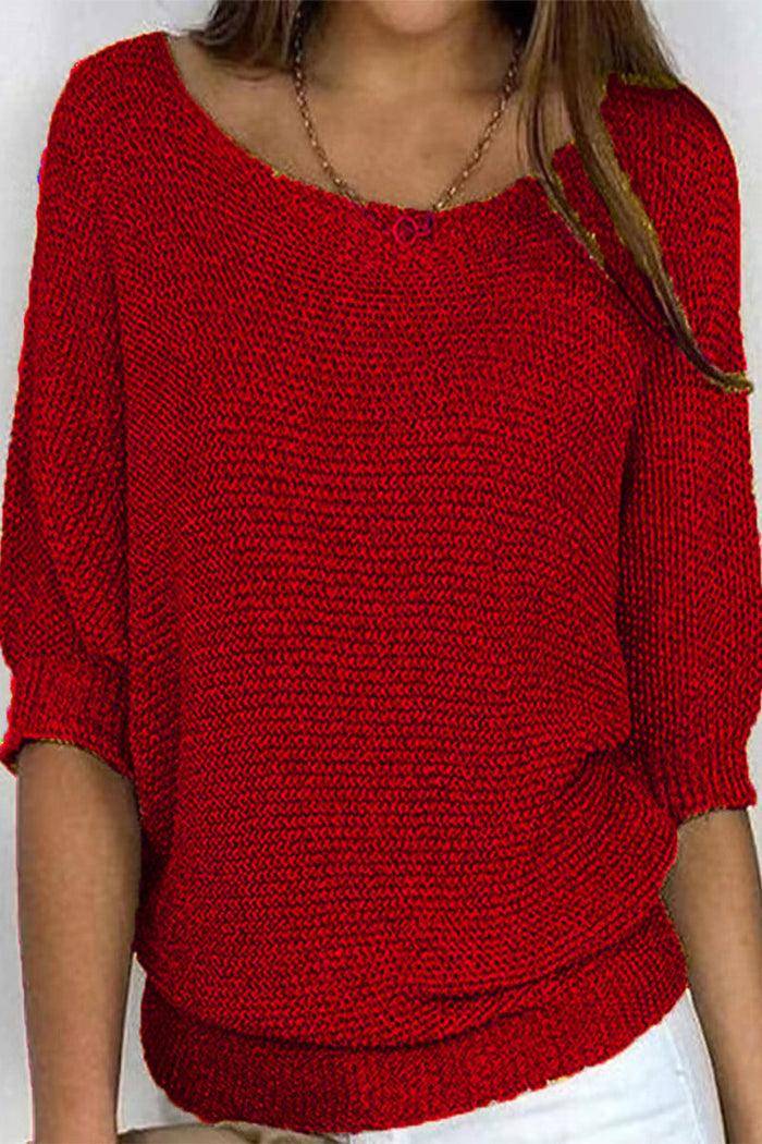 Mira | Strickpullover mit Fledermausärmeln