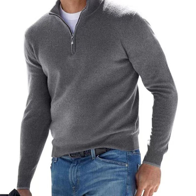 Jonas | Strickpullover mit Reißverschluss