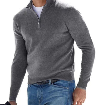 Jonas | Strickpullover mit Reißverschluss