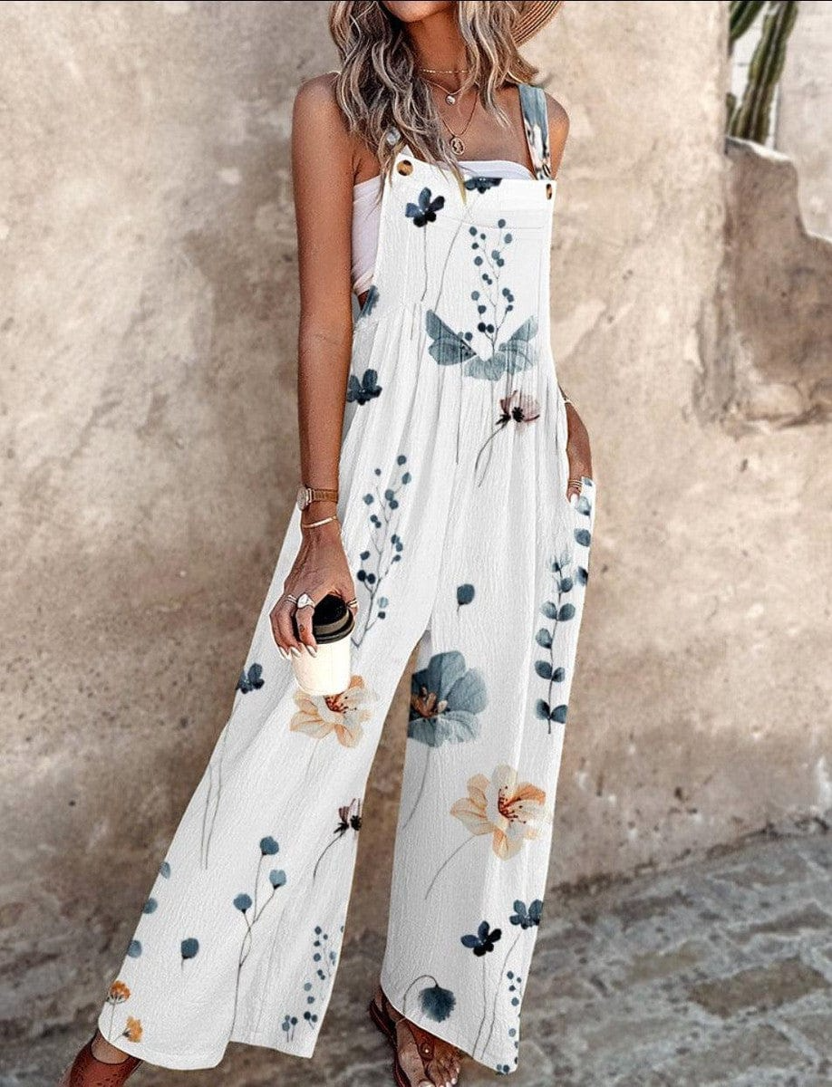 Weiter Sommer Jumpsuit mit Trägern für entspannte Tage